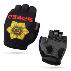 دستکش دوچرخه سواری گل زرد