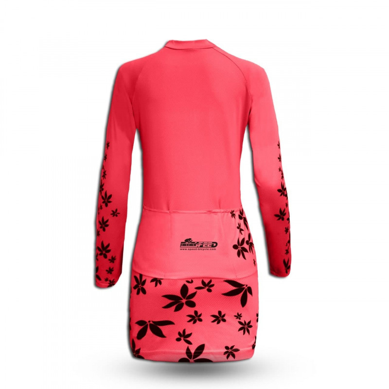 پيراهن تونيك دوچرخه سواري بانوان قرمز