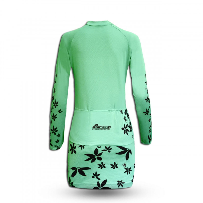 پيراهن تونيك دوچرخه سواري بانوان سبز