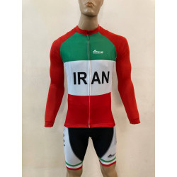 پیراهن آستین بلند طرح تیم ملی دوچرخه سواری ایـران