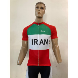 پیراهن آستین کوتاه طرح تیم ملی دوچرخه سواری ایـران