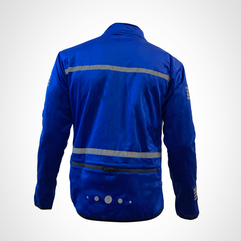 کاپشن زمستانی دوچرخه سواری پرولاین آبی