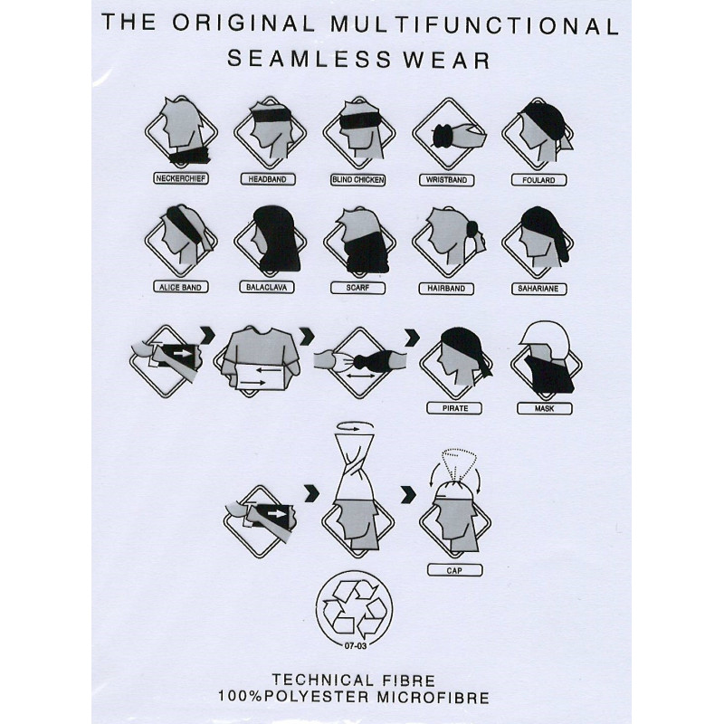 دستمال سر همه کاره TSC0010